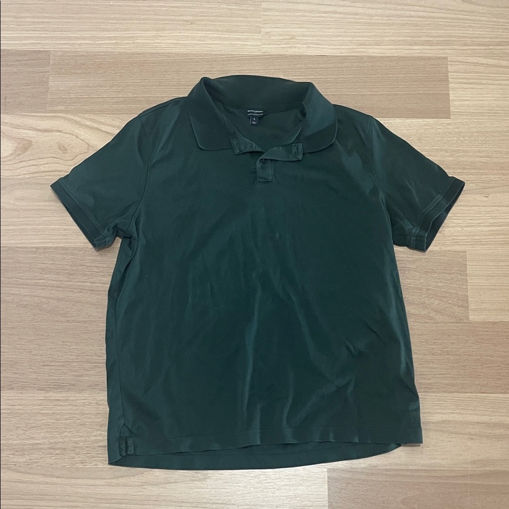 Banana Republic Men's Dark Green Polo Shirt